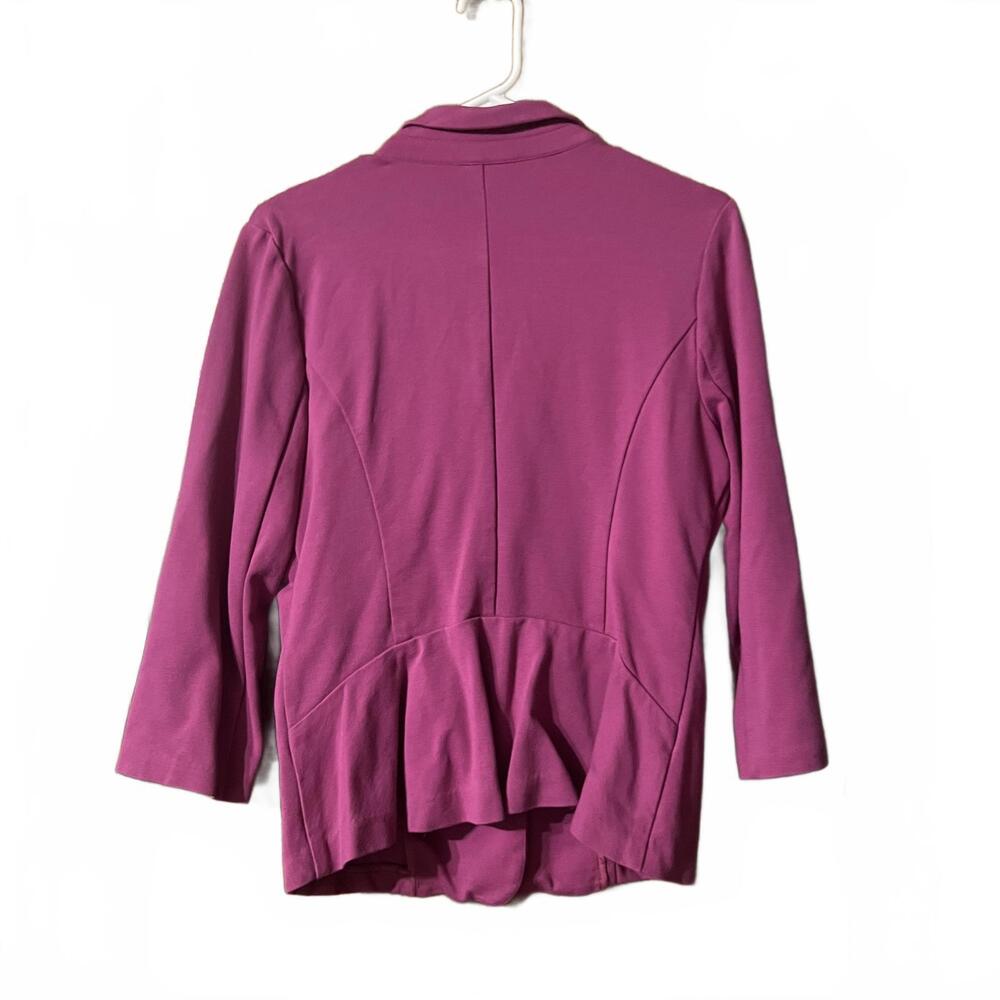 41 Hawthorn Pink Blazer with Peplum Back Detail Large - Picture 3 of 3
